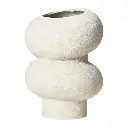 Bình hoa Textured White Bubble