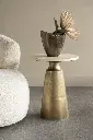 Bàn phụ trang trí bằng đồng và đá cẩm thạch Issabelle